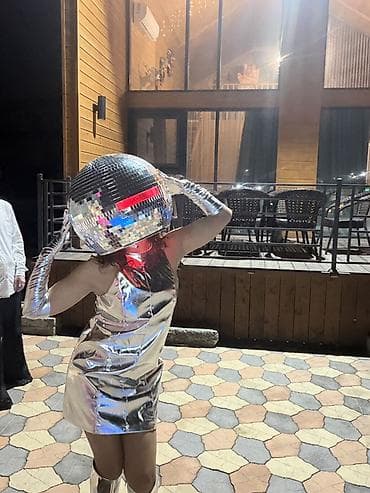 карнавальный костюм: Костюм «Зеркальный шар» — шлем/маска для вечеринок и шоу Также, весь — 5