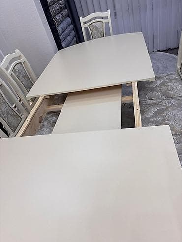 аренда столов: Стол и стул для зала, Б/у, цвет - Бежевый — 3