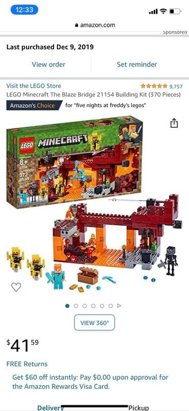 лего дом: Набор Лего Майнкрафт «Мост ифрита», мало б/у, все детали на месте, без — 5