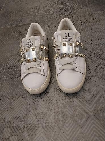 Кроссовки, 36, Valentino, Б/у, цвет - Белый, Самовывоз