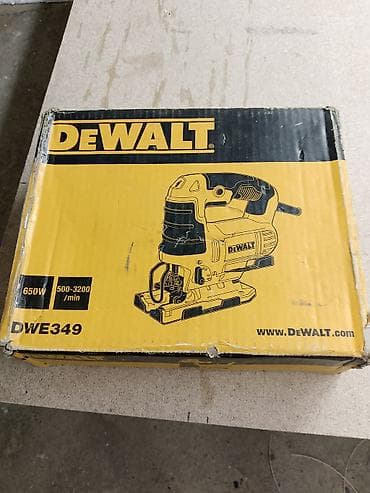 лазерный рулетка: Лобзик DeWALT DWE349 - Мощность: 650 Вт - Частота ходов: 500–3200 — 3