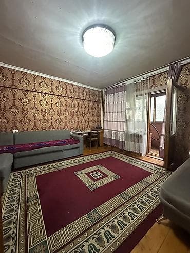 Недвижимость: 3 комнаты, 77 м², Ошский рынок / базар Индивидуалка, 3 этаж, Косметический ремонт — 5