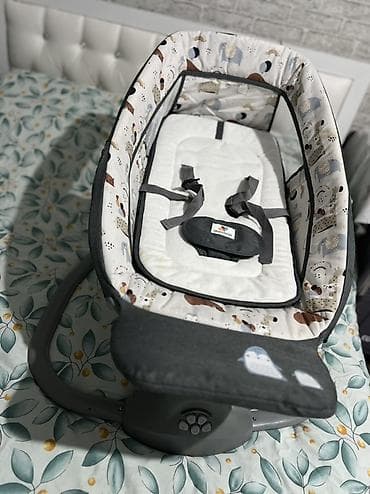 Люльки: Детская электрическая люлька-качалка Mastela - Тип: напольная — 3