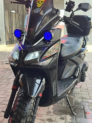 мопед электрический: Тип скутера 150 куб. см, Бензин, Б/у — 7