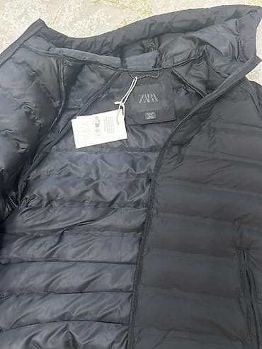 квадрик детский бензиновый: Пуховик ZARA с капюшоном, черный. Куртка не носилась новая!!! Продам — 2