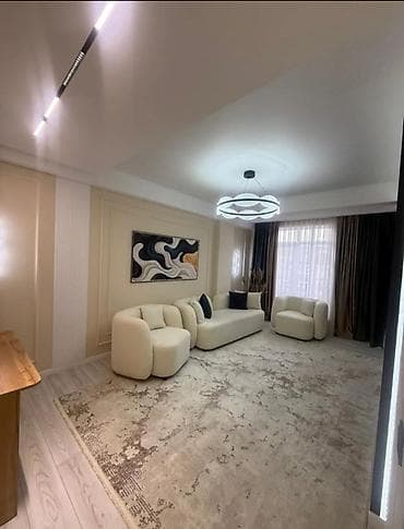 бишкеке квартиры: 2 комнаты, 60 м², Элитка, 13 этаж, Дизайнерский ремонт — 1