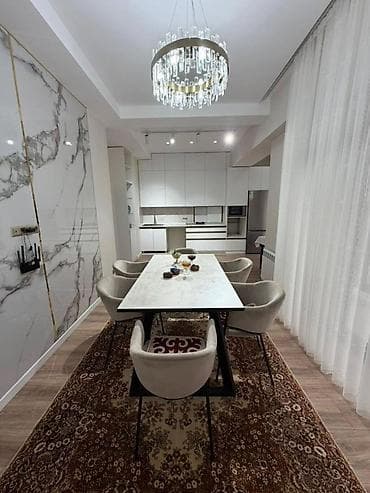 аванград сити: 3 комнаты, 80 м², Асанбай мкр Элитка, 7 этаж, Евроремонт — 6