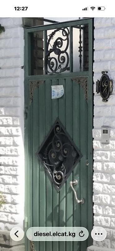 Высота 2.60x1.10 калитка с коваными элементами. Самовывоз at lalafo.kg Высота 2.60x1.10 калитка с коваными элементами. Самовывоз