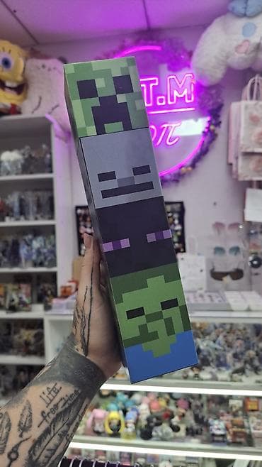 Подарочный набор в стиле Minecraft. Состав: - Фигурная
