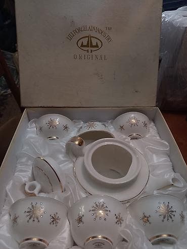 Дом и сад: Фарфоровый чайный набор LILI PORCELAIN INDUSTRY ORIGINAL в подарочной — 3
