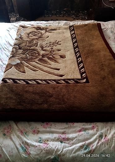 вязаное одеяло на выписку: Плед, Б/у, Все сезоны, Плюшевый — 5