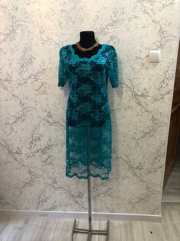 короткие платья из бархата: Бархатное платье бирюзовое платье без подклада юбка, туничка — 6