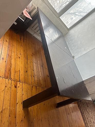 foldable table: Стол большой на 14 человек деревянный б\у. Состояние 8/10 продаем — 1