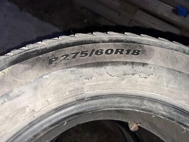 шины lx 470: Шины 275 / 60 / R 18, Всесезонная, Б/у, Комплект, Внедорожные (АТ/МТ), Roadstone — 1