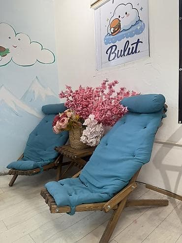 Комплект садовой мебели, Кресла, Дерево at lalafo.kg Комплект садовой мебели, Кресла, Дерево