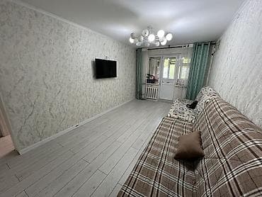 osh flat: 3 комнаты, 58 м², 104 серия, 2 этаж, Косметический ремонт — 2