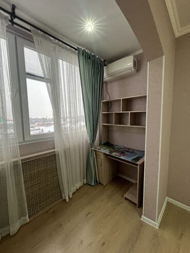 срочно продаю квартиру исанова: 2 комнаты, 65 м², 106 серия улучшенная, 6 этаж, Евроремонт — 4