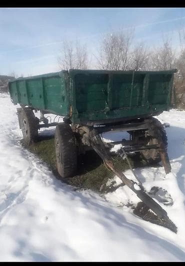 Мтз 80 трактор с ковшом за 400.+ прицеп бортовой 160 документы есть