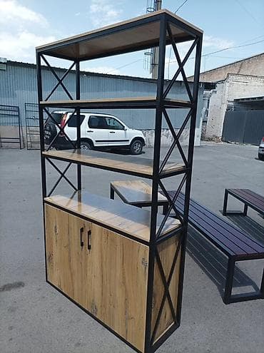 Офисные стеллажи: Офисный стеллаж, Новый, Железо, Платная доставка, Самовывоз — 8