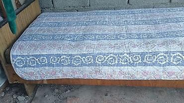 2х кровать: Односпальная кровать, Б/у, С матрасом, длина - 195 см — 2