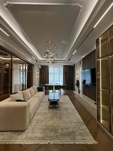 building: 3 комнаты, 137 м², Элитка, 9 этаж, Дизайнерский ремонт — 2