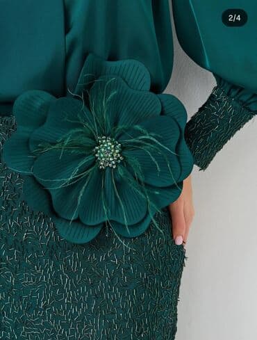 chanel allure: Костюм с юбкой, Модель юбки: Годе, Макси, Блузка, Турция, M — 7