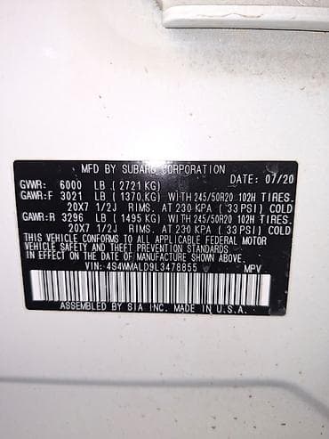 subary forester: Subaru Ascent: 2020 г., 2.4 л, Вариатор, Бензин, Кроссовер — 9