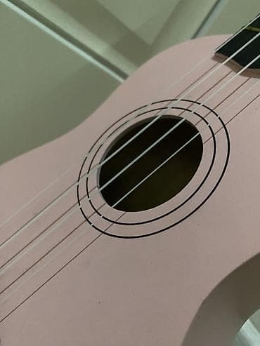 Музыкальные инструменты: Укулеле сопрано Runyoung, розовая - Тип: укулеле сопрано (4 струны) — 2