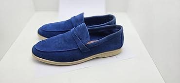 Мужские кроссовки, 40, 40.5, 41, Loro Piana, Б/у, цвет - Синий, Самовывоз, Платная доставка