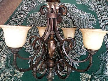 купить люстру в зал: Срочно продаю большую красивую люстру. 6ти рожковая, б\у в отличном — 3