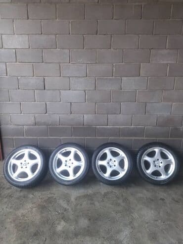 Диски: Литые Диски R 18 Mercedes-Benz, Комплект, отверстий - 5, Б/у — 8