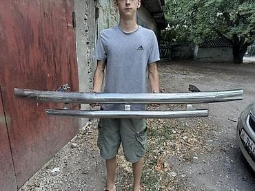 Передний защитный кенгурятник Land Cruiser 200/силовой бампер из