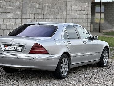 цены на китайские авто в киргизии: Mercedes-Benz S-Class: 2002 г., 3.2 л, Автомат, Газ — 6