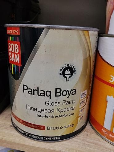 boy: Глянцевая краска SOB SAN Parlaq Boya - Тип: синтетическая глянцевая — 1