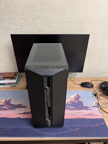 неттоп бишкек: ПК корпусу, Колдонулган, ATX, түсү - Кара — 4