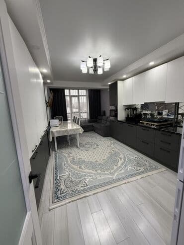 аламединская рынок 1 ком квартиоа долгосрочнон: 1 комната, 53 м², Элитка, 3 этаж, Евроремонт — 4