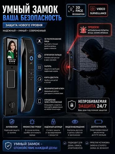 maimashi часы: Дверной умный замок, Новый, Без установки — 3