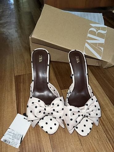 Сабо, 37, Zara, Новый, цвет - Белый, Самовывоз — 1