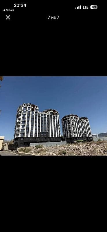 Квартиры: 2 комнаты, 80 м², АУЦА Элитка, 11 этаж, ПСО (под самоотделку) — 4