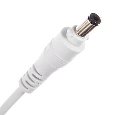 Штекер 5мм (диаметр) с длиной кабеля 13 см. Провод сечением 2 х 0.5