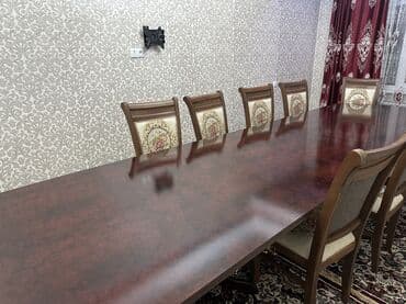 стол тумбовый: Стол для зала, Б/у, Не раскладной — 6