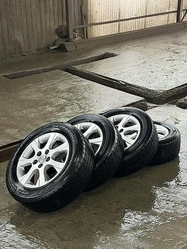 forester 2003: Колеса в сборе 215 / 60 / R 16, Б/у — 3