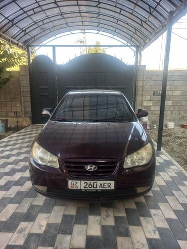 бишкек арзан машина: Hyundai Elantra: 2007 г., 1.6 л, Механика, Бензин, Седан — 1