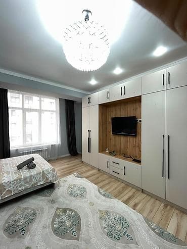 1 комната, 7 мкр, Душевая кабина, Постельное белье, Кондиционер at lalafo.kg 1 комната, 7 мкр, Душевая кабина, Постельное белье, Кондиционер