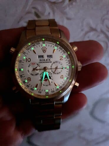 Классические часы часы, Rolex, Латунь, Финляндия, Водонепроницаемые, Мужские, Новый