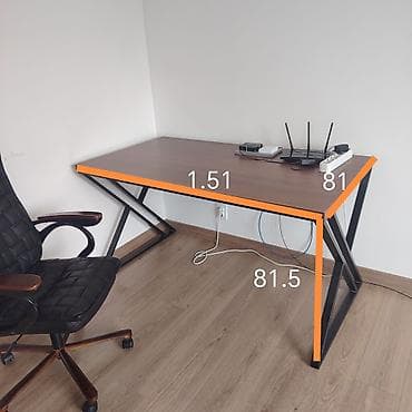 угловой письменный стол для школьника: Письменный/компьютерный стол в современном стиле лофт - Столешница — 2