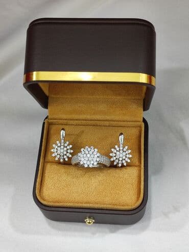 свадебные платья от производителя: Набор украшений, Проба 925, Женские, Новый — 8