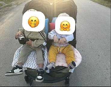 Коляска для двойняшек и погодок очень удобная…. Коляска в основном