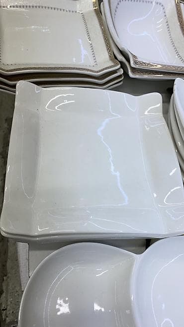 Белая сервировочная посуда из фарфора/керамики - Большой выбор форм и — 3