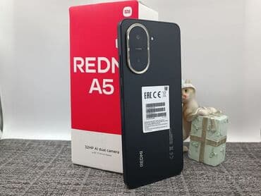 mi router 4a: Redmi, Redmi A5, Жаңы, 64 ГБ, түсү - Боз, 2 SIM — 1